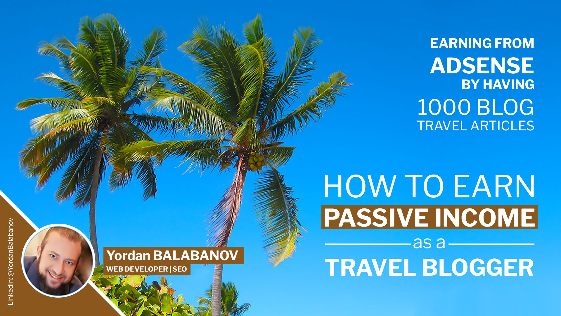Earning from AdSense by Having 1000 Blog Travel Articles